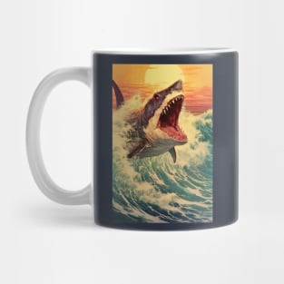 Leaping Hungry Shark Mug